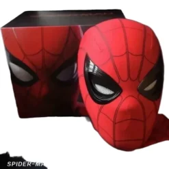 Hemma Huvudbonader Cosplay Rörliga Ögon Mask Spider-Man 1:1 Fjärrkontroll Elastisk Mask_paris> Masker