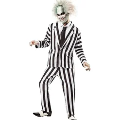 Holocky Herr Beetlejuice Deluxe Kostym L> Dräkter