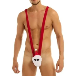 JAYZ Herr Santa Claus rolig Mankini trosa underkläder baddräkt kläder jul rolig present><noscript><img width=