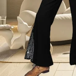 Herr Vintage Byxor 60-tal 70-tal Glittrande Sekvens Flared Hem Hippie Kostym Karneval Party Vuxna Par Cosplay Musikfestival Retro Disco Fina Byxor L | Fyndiq><noscript><img width=