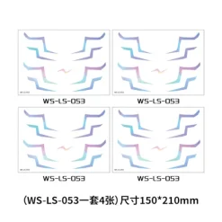 hhu HET 5 st/set Laser Kpop Demon Hunters Rumi Kang Temporär Tatuering Klistermärke Ansikte Och Kropp Tatuering Klistermärke För Halloween> Smink