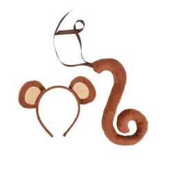 BraVärde Heta Apa Öron och Lång Svans Set Lolita Huvudbonad för Baluppträdande Karneval> Tillbehör