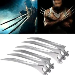 HETA Wolverine-klor X-Men-set i ABS-plast för cosplay och samling><noscript><img width=