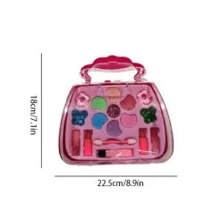 Het rea Hett erbjudande till lågt pris! Sminkset för barn Leksak Handväska Set Säker Praktisk Design Låtsasleksaker Flickor Utsökt G4j2-Glad> Smink