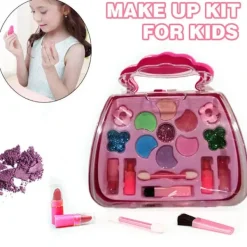 Het rea Hett erbjudande till lågt pris! Sminkset för barn Leksak Handväska Set Säker Praktisk Design Låtsasleksaker Flickor Utsökt G4j2-Glad><noscript><img width=