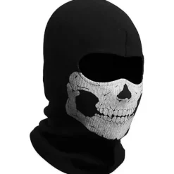 /HH/Ghost Mask Skull Balaclava Skelett Kostym Helhuvud Skid Snood Mask Stickad Vindtät Värmare Huvudbonad för Cykel Skateboard{hw}> Huvudbonader