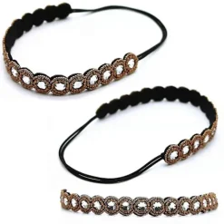 Hippies Fredshalsband I 60-tals Party Kostym Örhängen Huvudduk Leopardtryck Tillbehör Retro Hårband Glasögon-Yvan (FMY) L><noscript><img width=