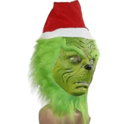 CL Hmwy-Hur Grinchen Stal Mask Roliga Rekvisita Huvudbonad Cosplay Mask><noscript><img width=