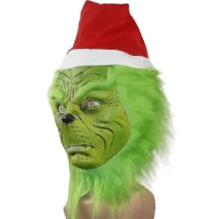 CL Hmwy-Hur Grinchen Stal Mask Roliga Rekvisita Huvudbonad Cosplay Mask><noscript><img width=