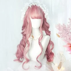 Hårperuk Långa lockiga peruker 5 5 5> Peruker