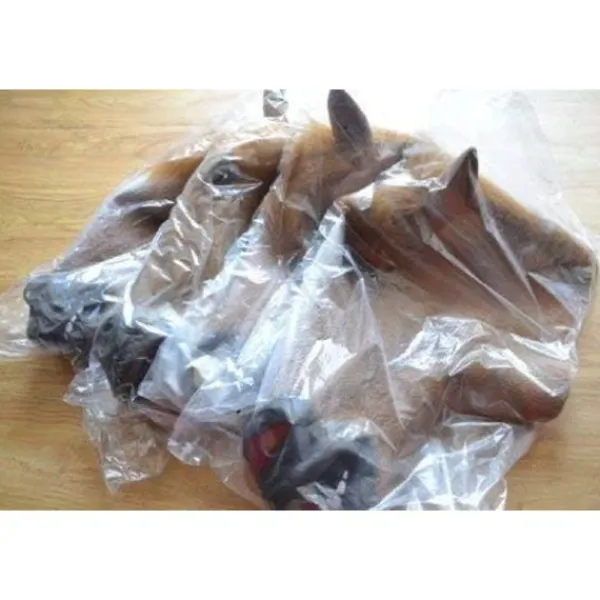 Hästmask av gummi, brun, Hästhuvudmask av latex, Kostym Gangnam Style Dance (Brun)> Masker