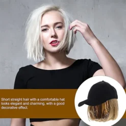 Hästsvans Peruker Kvinnor Hårprydnad Hårförlängning Kvinnor Hårförlängningshatt Hår Fäst Kvinnor - q38> Peruker