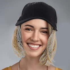 Hästsvans Peruker Kvinnor Hårprydnad Hårförlängning Kvinnor Hårförlängningshatt Hår Fäst Kvinnor - q38><noscript><img width=