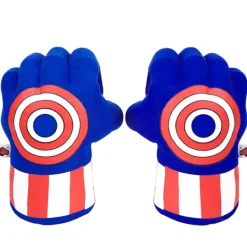 Hulk Spider-man plyschboxningshandskar rekvisita barnleksaker present Endast vänster kaptenstjärnmodell (singel)><noscript><img width=