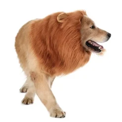 Hundar, Lejonman Peruker, Rolig Maskeradkostym för Små, Medelstora,> Huvudbonader