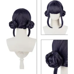 Hunters Kostym Rumi Peruk Cosply Mira Zoey Peruker Halloween Fest Långa Raka Flätor Håraccessoarer för Flickor><noscript><img width=