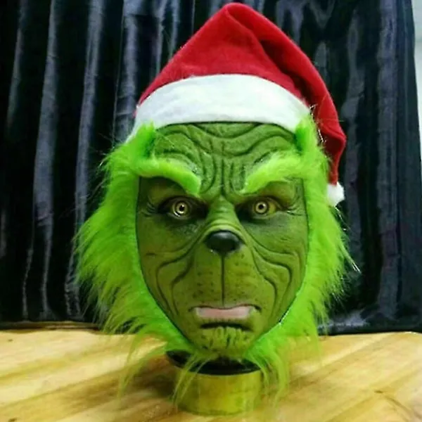 Hur Grinchen stal julen Mask Julparty Cosplay Kostym Rolig Klädsel> Masker