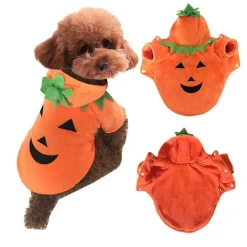 Husdjursdräkter Halloween Husdjurspumpa Dräkt Husdjur Cosplay Vinter Varma Hundkappor Jackor Semester Dräkt Set Husdjur Hundkläder（XL）> Dräkter