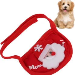 Husdjursspya handduk, mjuk och lätt, flexibel, lätt att bära, håll julen varm för husdjur under 7,5 kg Jul katt spya handduk för katter><noscript><img width=