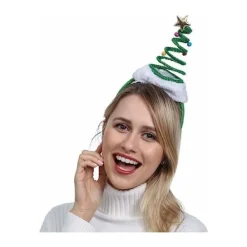 Huvudband med vårjulgran och bjällror - Jultomtens huvudbonad - One Size><noscript><img width=