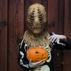 Huvudbonad Cosplay Skräcktema Rekvisita Latex Halloween Kostym Läskig Mask><noscript><img width=
