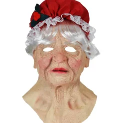 Huvudbonad Mask Party Latex Dag Jul Halloween Uppträdande Tomtemask Mask Latex Halloween Mask> Masker