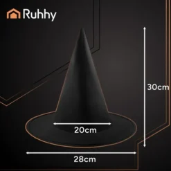 Häxhatt - Halloweenaccessoar> Huvudbonader