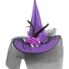 Häxhatt för Halloweenfest - Transparent spetsig hatt - Cosplay-accessoar - Unik häxhatt> Huvudbonader