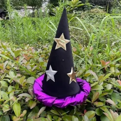 Häxhatt Halloween Påskfest Häxhattar Maskerad Trollkarlshatt Rekvisita Mössa><noscript><img width=