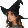 Häxhatt, trollkarlshatt i en storlek, rollspelsaccessoarer, lämplig för Halloween-kostymfest, julmaskerad, karneval> Huvudbonader