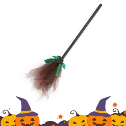 unbranded Häxkvastar Mesh Dekoration för Halloweenfester och Handgjorda Projekt><noscript><img width=