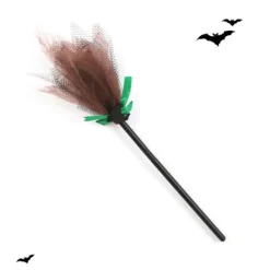 unbranded Häxkvastar Mesh Dekoration för Halloweenfester och Handgjorda Projekt><noscript><img width=