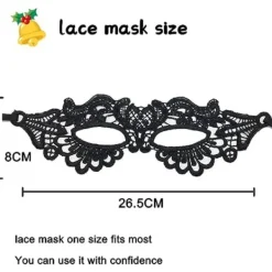 no brand IC Lady of Luck Venetians Mask för Män Spetsmask Venetians Maskeradbal Halloween Fest> Masker