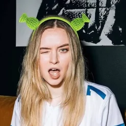 IC Shrek Pannband med Öron, Söta Utklädda Öron, Halloween Cosplay Rekvisita Festtema Kostym Unisex> Huvudbonader