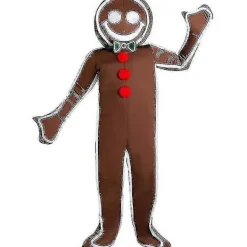 Iced Gingerbread Man-dräkt för vuxna, Julkakadräkt-Xin S> Dräkter