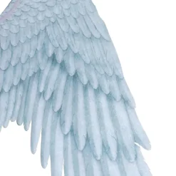 Icke-vävt tyg Halloween-maskerad ängelvingar superstora svartvita vingar kostymrekvisita svart vuxen Angel Wings><noscript><img width=