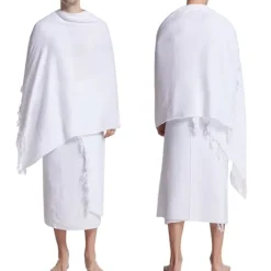 Ihram Ehram Ahram För Män För Hajj Och Umrah - 2 Handdukar><noscript><img width=