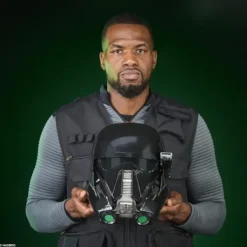 HASBRO Imperial Death Trooper premium elektroniskt hjälm, med avancerade LED-lampor, cosplayartikel, Från 14 år, Star Wars The Black Series | Fyndiq><noscript><img width=