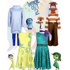 Insidan Ut 2 Cosplay Kostym Party Maskerad Set Jumpsuit Bodysuit för Män Kvinnor (170 Avund)><noscript><img width=