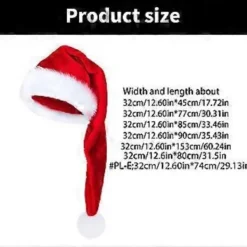 LBJ Interaktiv julhatt för ungdomar, perfekt för julfester och nyårsfirande, rosa, storlek 45. 45><noscript><img width=