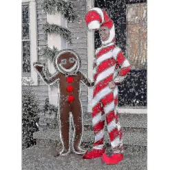 Isad Gingerbread Man Kostym för Vuxna, Julgodis Kostym XL><noscript><img width=