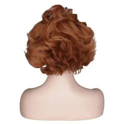 IT Peruk Halloween Cosplay Tillbehör Peruk För Pennywise Peruk Skallig Clown Fluffy Vågigt Peruk><noscript><img width=