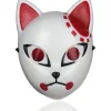 HNGM Japansk Anime Demon Slayer Mask, Party Cosplay Masker Halloween Party Kostym Makeup Rekvisita> Masker