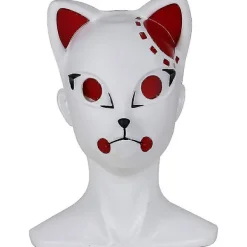 HNGM Japansk Anime Demon Slayer Mask, Party Cosplay Masker Halloween Party Kostym Makeup Rekvisita> Masker