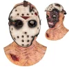 Jason Mask Rutten Dubbellager Skräck Zombie Realistisk Mask för Vuxna - Halloween Mördaransikte Kostym Cosplay-FM-> Masker