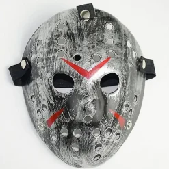 Jason Voorhees Fredagen den 13:e Läskig Hål Mask Cosplay Kostym Halloween Party Maskerad Skräckrekvisita> Masker