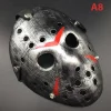 Jason Voorhees Fredagen den 13:e Skräckfilm Hockeymask Läskiga Halloweenmasker> Masker