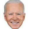 Joe Biden (Grått hår) Kändismask, Platt Kort FaceKvalitetsgåvor> Masker
