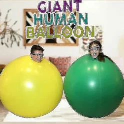 Jätteballong för människor, 90 cm runda ballonger, extra stora och tjocka jättelatexballonger><noscript><img width=