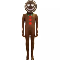 Jul cosplay bodysuit rollspelsdräkt pepparkaksgubbe scenframträdande kostym 120><noscript><img width=
